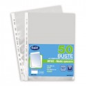 Buste a foratura universale - Polipropilene - 30x22 cm - Office - Spessore medio - goffrata - conf. 50 pz.