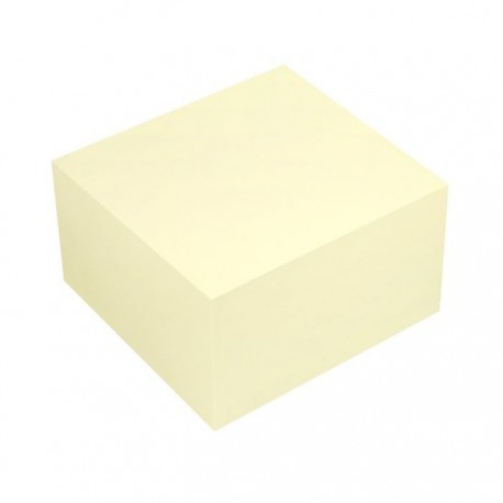 CUBO 400 FOGLIETTI ADESIVI RIPOSIZIONABILI COLORATI TAK-TO - 75X75 MM - GIALLO